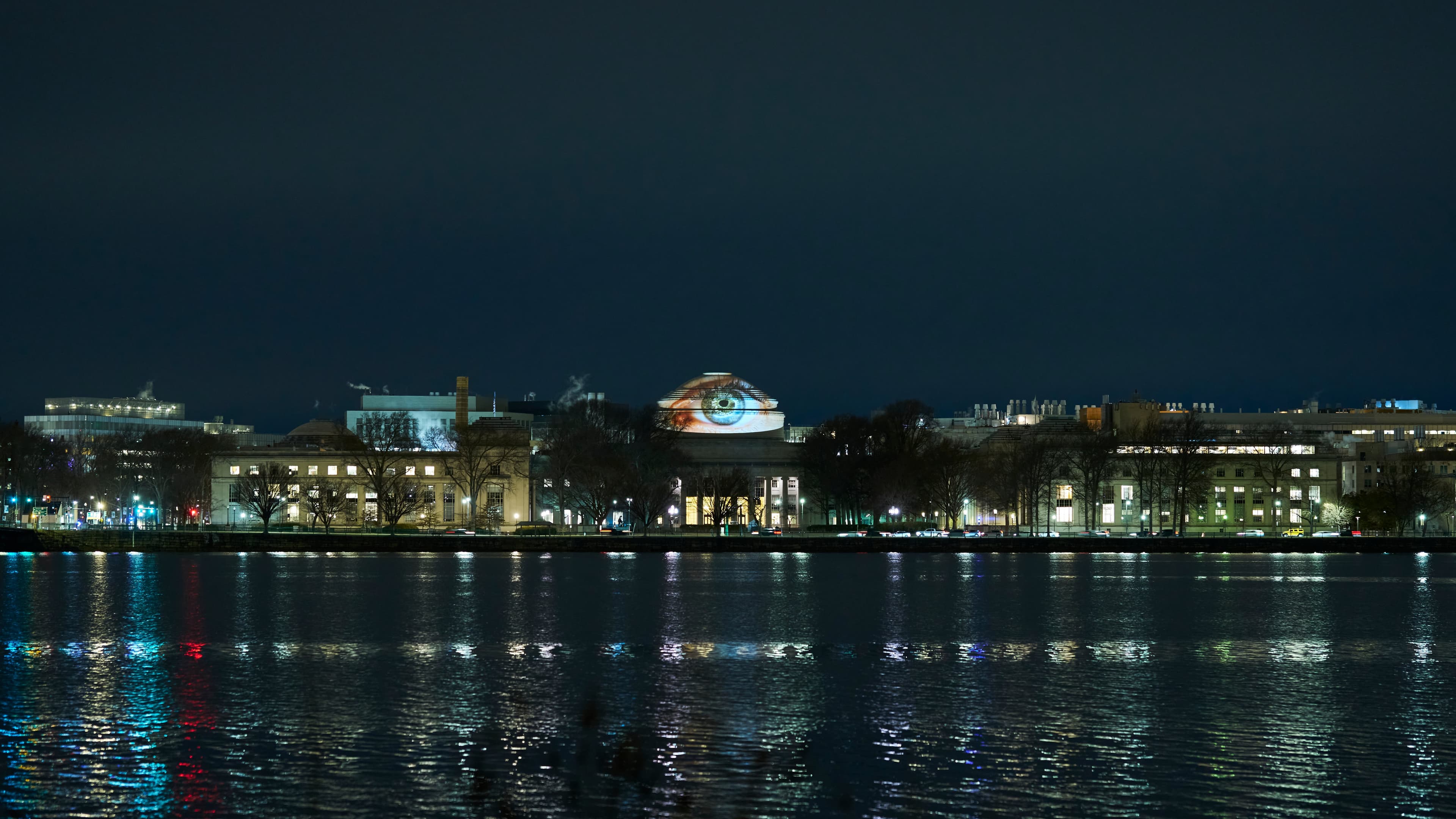 Projection on the MIT Dome